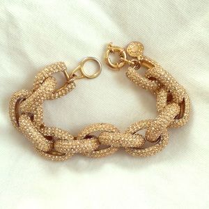 J.Crew chunky pavé bracelet